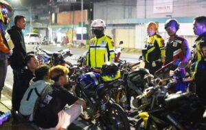 Patroli Malam, Satlantas Polres Purbalingga Jaring 11 Pelanggar Lalu Lintas 2 IMG 20230219 214518