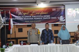 Kapolres Asahan Hadir Rapat Koordinasi Penyuksesan Tahapan Pemilu Tahun 2024 2 IMG 20230429 WA0021