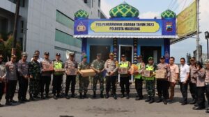 Berikan Suport, Kapolresta Magelang Bersama Dandim 0705/ Magelang Kunjungi Pos Pengamanan 2 IMG 20230421 162206
