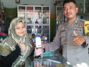 Bhabinkamtibmas Polsek Air Joman Sosialisasikan Aplikasi Super APPS Presisi. 2 IMG 20230609 WA0110
