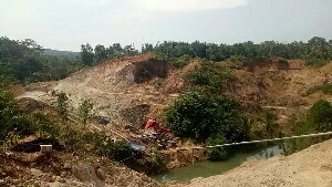 Akibat Tambang Pasir Kuarsa PT TJM DAS Cidahu Sejauh 1 Kilo Meter Terjadi Pedangkalan Parah 3 img 20230612 205031330