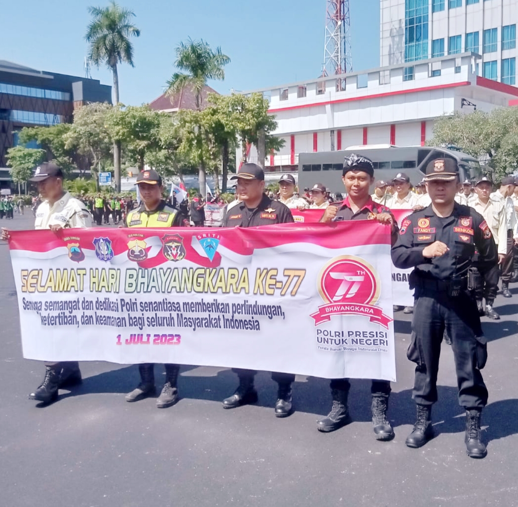 Senkom Mitra Polri Polda Jateng Hadiri Kirab Pada Perayaan HUT Bhayangkara Ke-77 6 IMG 20230701 WA0480