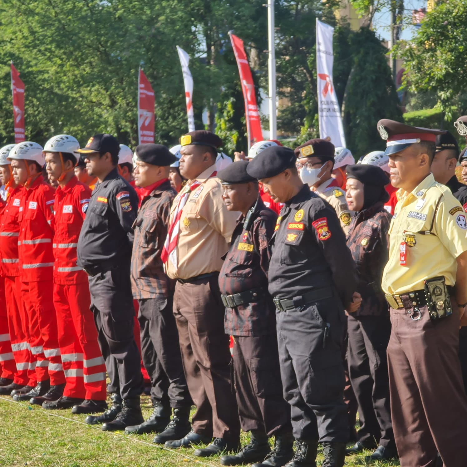 Senkom Mitra Polri Polda Jateng Hadiri Kirab Pada Perayaan HUT Bhayangkara Ke-77 2 IMG 20230701 WA0559