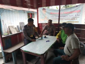 Jelang Pemilu 2024, Bhabinkamtibmas Polsek Sei Kepayang Laksanakan Cooling System 2 IMG 20230928 WA0111