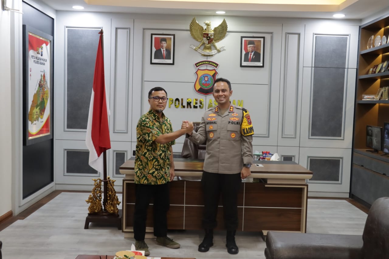 Kapolres asahan menerima kunjungan silaturahmi kepala kantor pelayanan pajak pratama kisaran. 2 IMG 20240315 WA0127