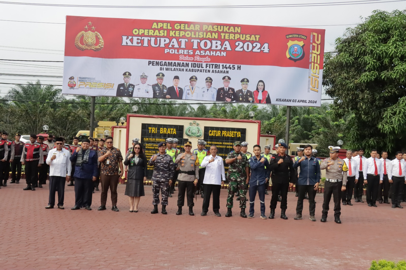 APEL GELAR PASUKAN OPERASI KETUPAT TOBA - 2024 POLRES ASAHAN 2 IMG 20240403 WA0156