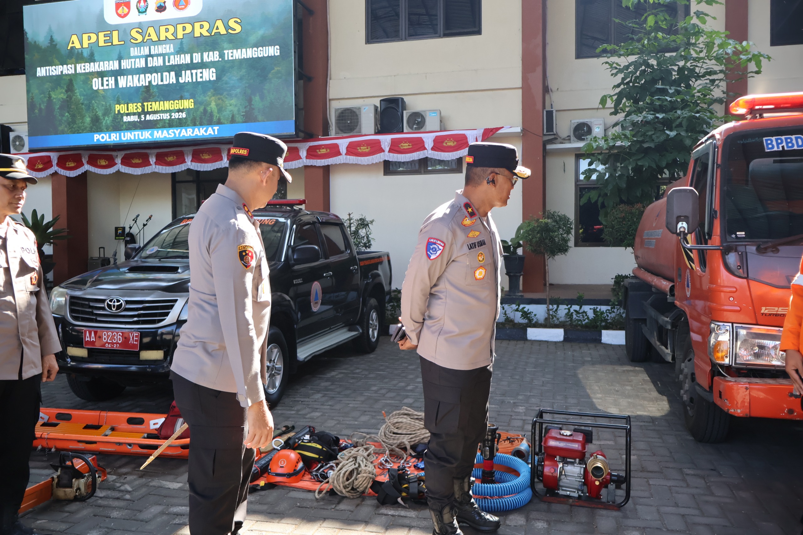 Cegah Kebakaran Hutan di Musim Kemarau, Polres Temanggung Intensifkan Patroli Terpadu dan Kesiapsiagaan Alat SAR 2 IMG 20260806 WA0056