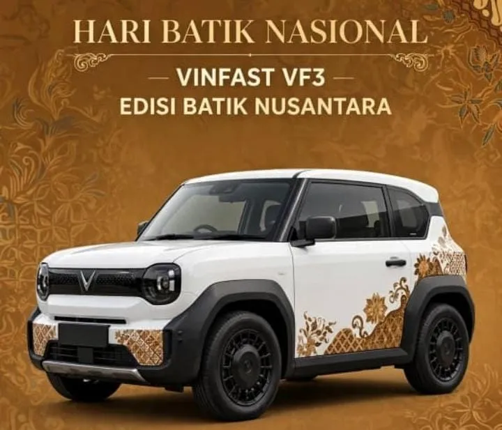 Mobil Trend VF-3 Berbalut Trend Versi Peringatan Hari Batik Nasional Untuk Bursa R-4 Lebih Klasik Menantang Mata Dunia Pecinta Otomotif