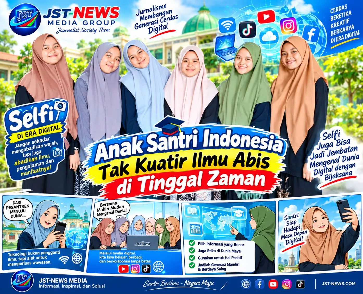 Anak Santri Indonesia — Tak Kuatir Ilmu Habis Ditinggal Zaman